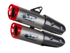 Spark Triumph Speed Triple 1200 "Double Dyno" Slip-On Exhaust (Red) (2021-2026)