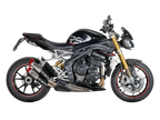 Spark Triumph Speed Triple 1200 "Double Dyno" Slip-On Exhaust (Red) (2021-2026)
