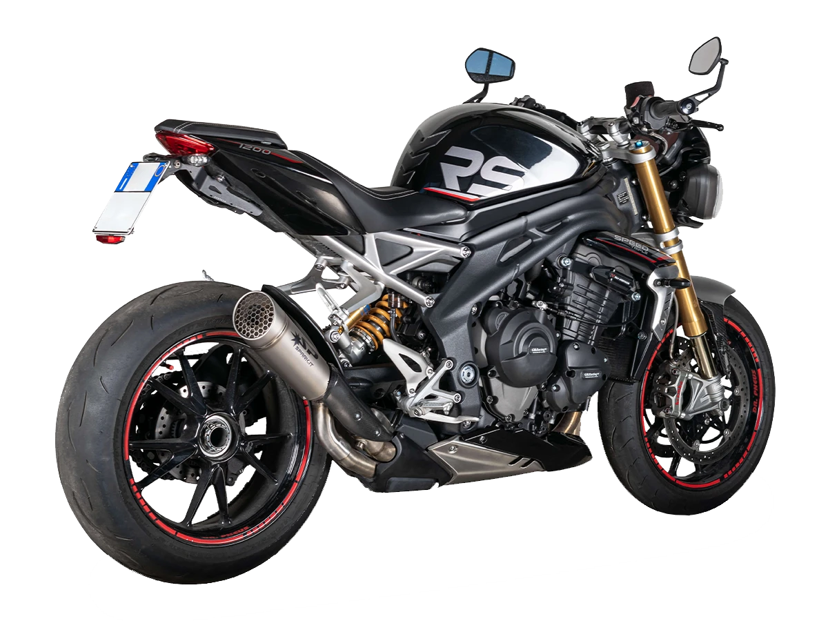 Spark Triumph Speed Triple 1200 "Grid-O" Slip-On Exhaust (2021-2026)