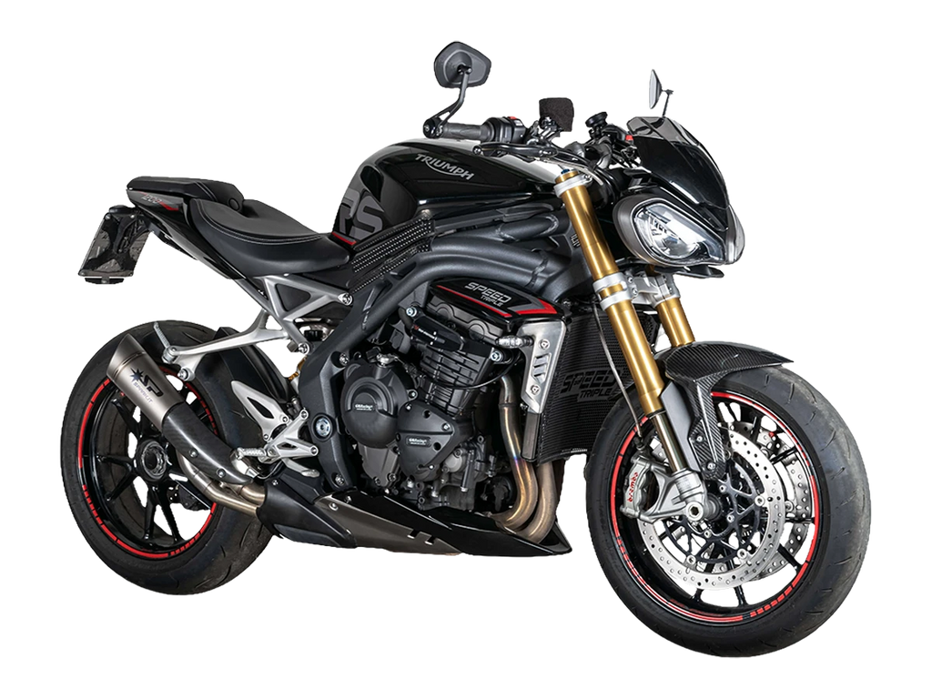 Spark Triumph Speed Triple 1200 "Grid-O" Slip-On Exhaust (2021-2026)