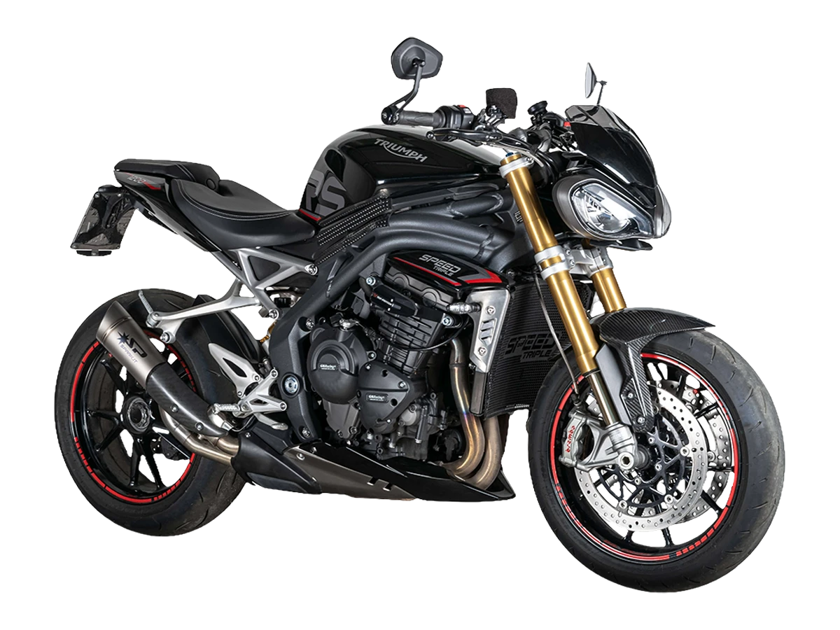 Spark Triumph Speed Triple 1200 "Grid-O" Slip-On Exhaust (2021-2026)