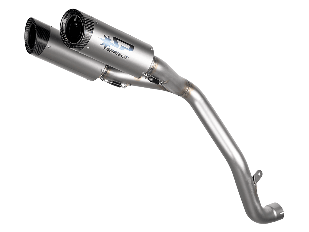 Spark Triumph Speed Triple 1200 "Double Dyno" High Mount Exhaust (Carbon) (2021-2025)