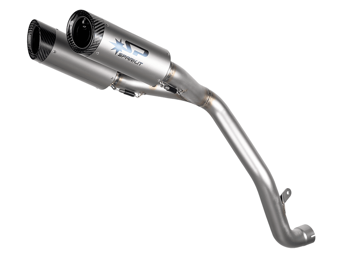 Spark Triumph Speed Triple 1200 "Double Dyno" High Mount Exhaust (Carbon) (2021-2025)