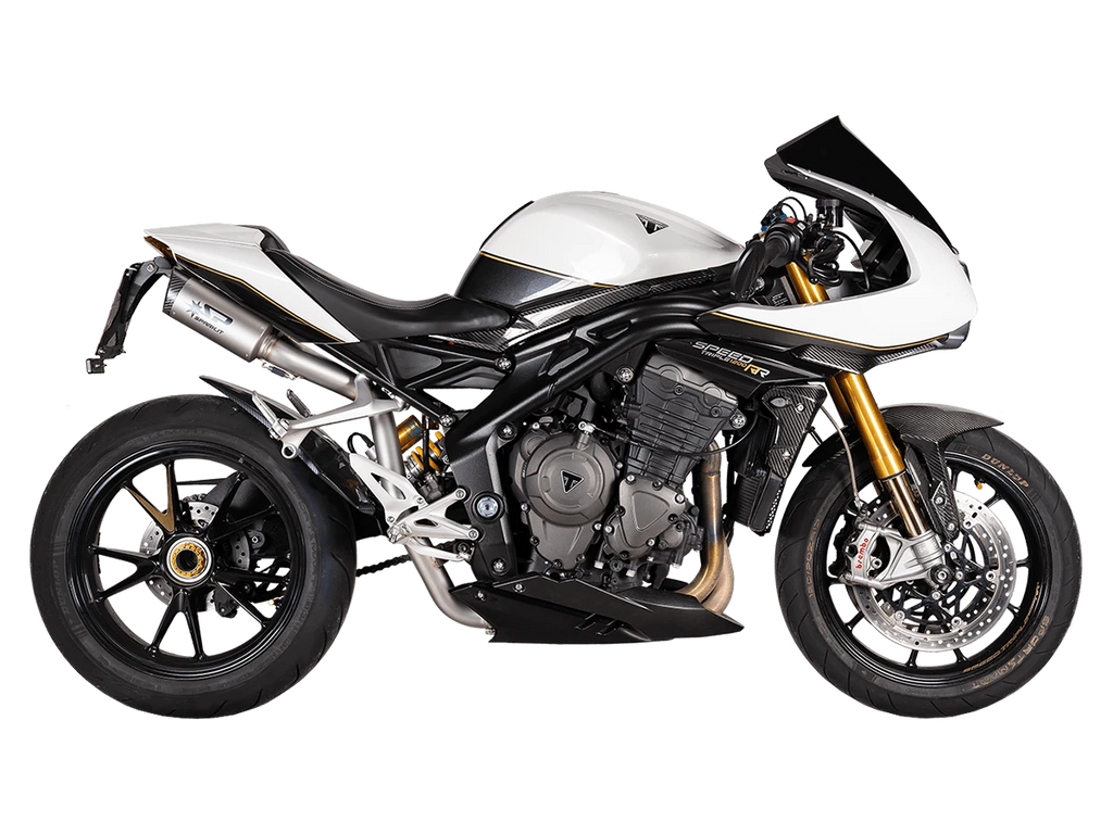 Spark Triumph Speed Triple 1200 "Double Dyno" High Mount Exhaust (Carbon) (2021-2025)