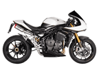 Spark Triumph Speed Triple 1200 "Double Dyno" High Mount Exhaust (Red) (2021-2025)