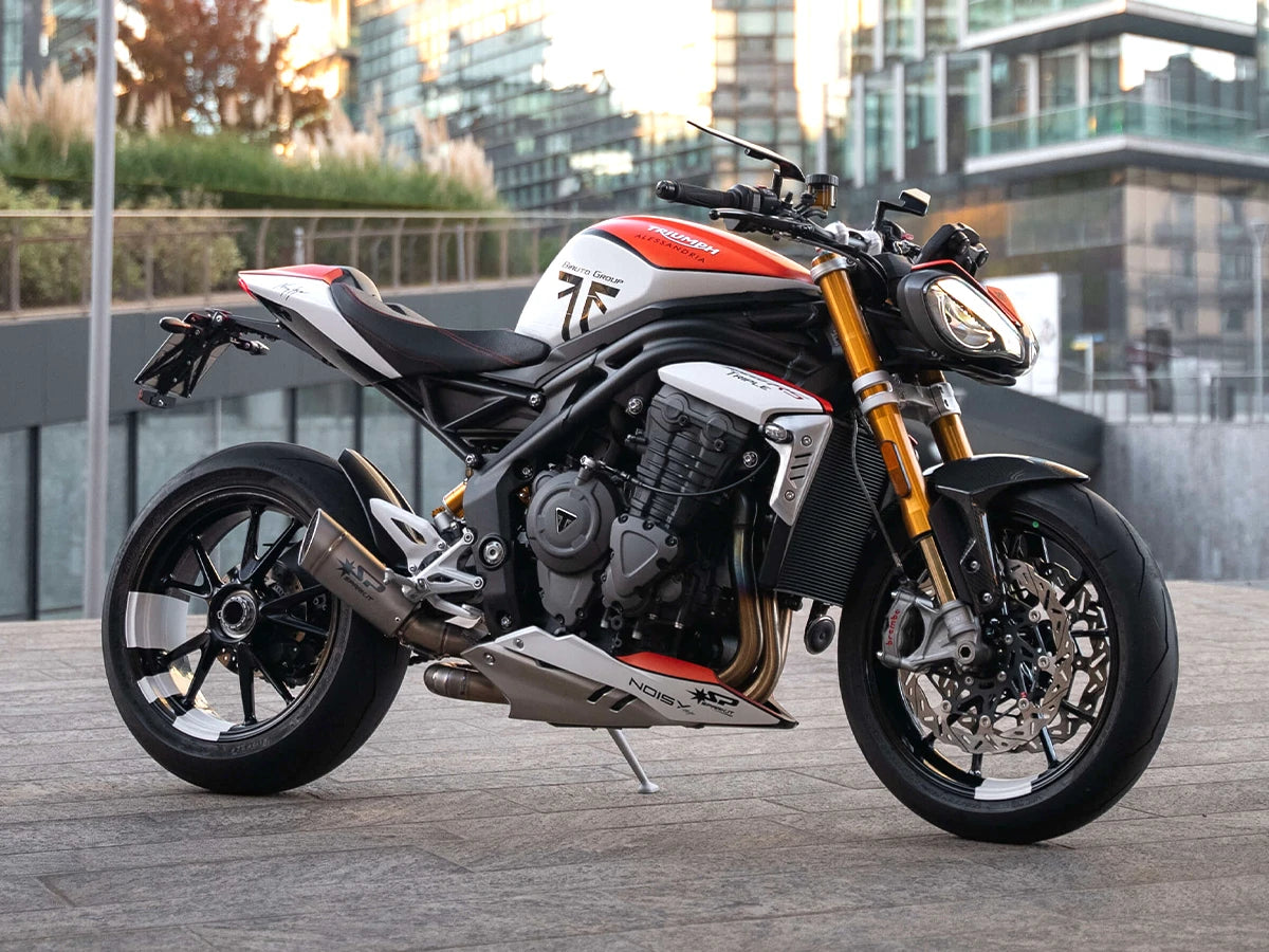 Spark Triumph Speed Triple 1200 "Grid-O" Semi-Full Exhaust System (2021-2026)
