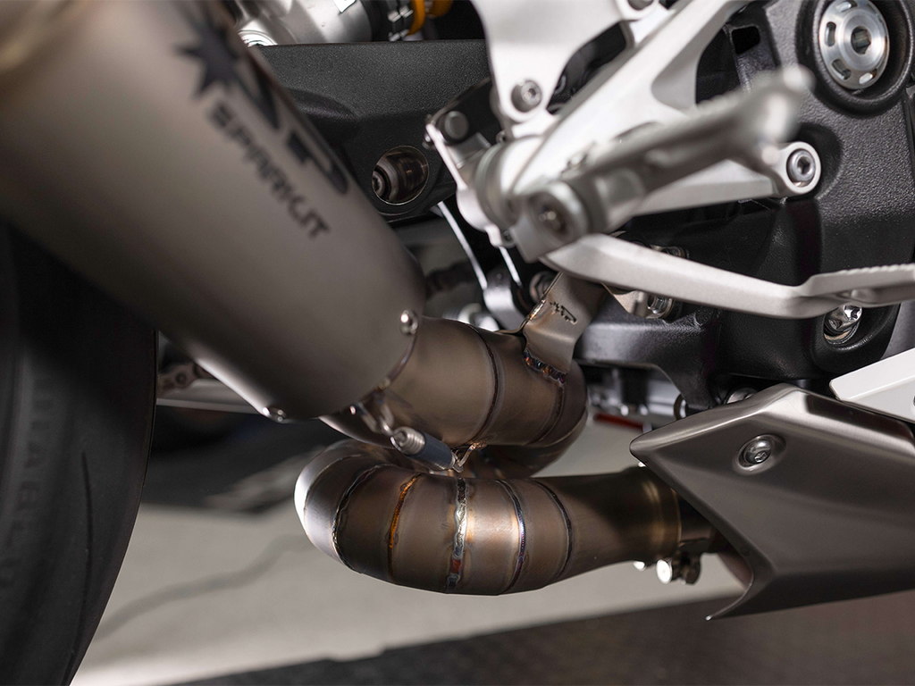 Spark Triumph Speed Triple 1200 "Grid-O" Semi-Full Exhaust System (2021-2026)