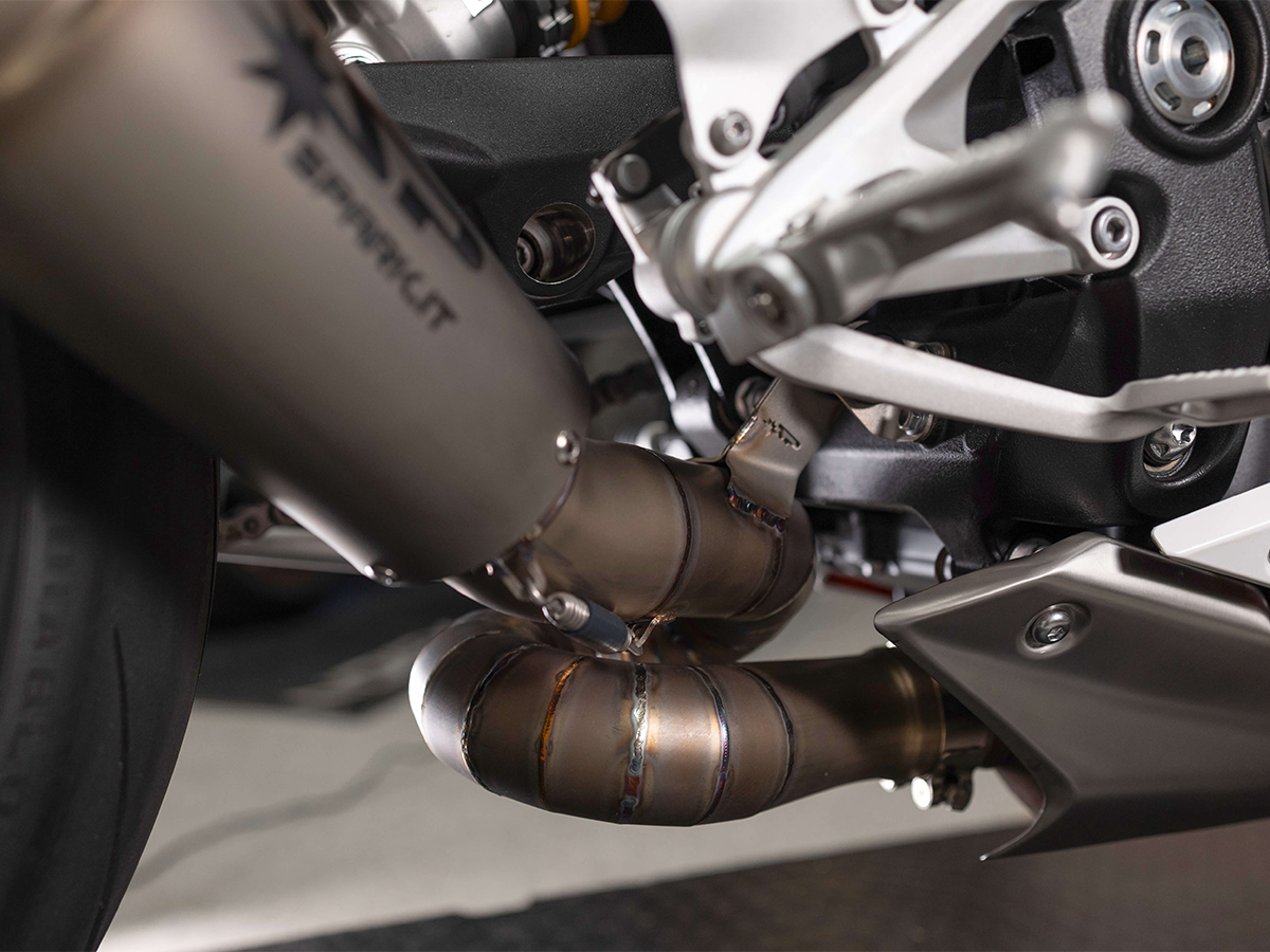 Spark Triumph Speed Triple 1200 "Grid-O" Semi-Full Exhaust System (2021-2026)