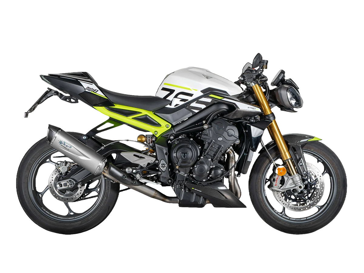 Spark Triumph Street Triple 765 R/RS Moto2 "Force Evo" Full Exhaust System (2018-2026)