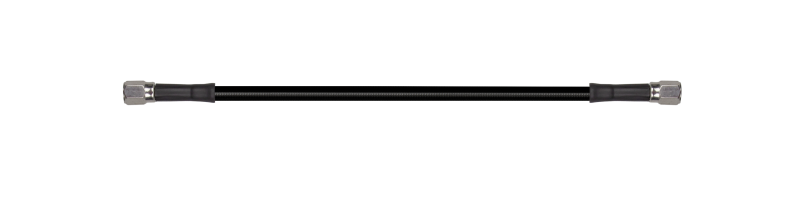 Goodridge 36in Universal Brake Line Assembly w/SS Fittings & Black Hose - 30336TC-BK