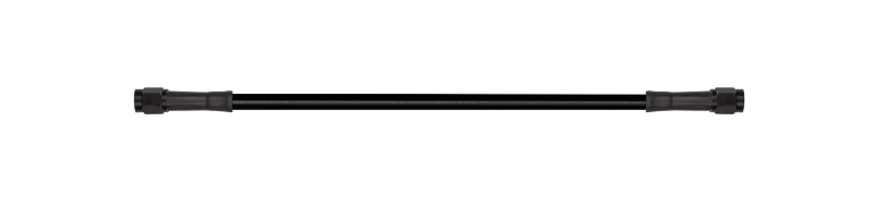 Goodridge 62in Universal Brake Line Assembly w/Black Zinc Fittings & Black Hose - 30362TB-BK