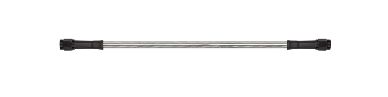 Goodridge 62in Universal Brake Line Assembly w/Black Zinc Fittings & Clear Hose - 30362TB-CL