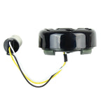Eagle Lights 2” Infinity Beam Front LED Turn Signals with Integrated Trim Rings and White Halo Running Lights for Harley-Davidson® Motorcycles