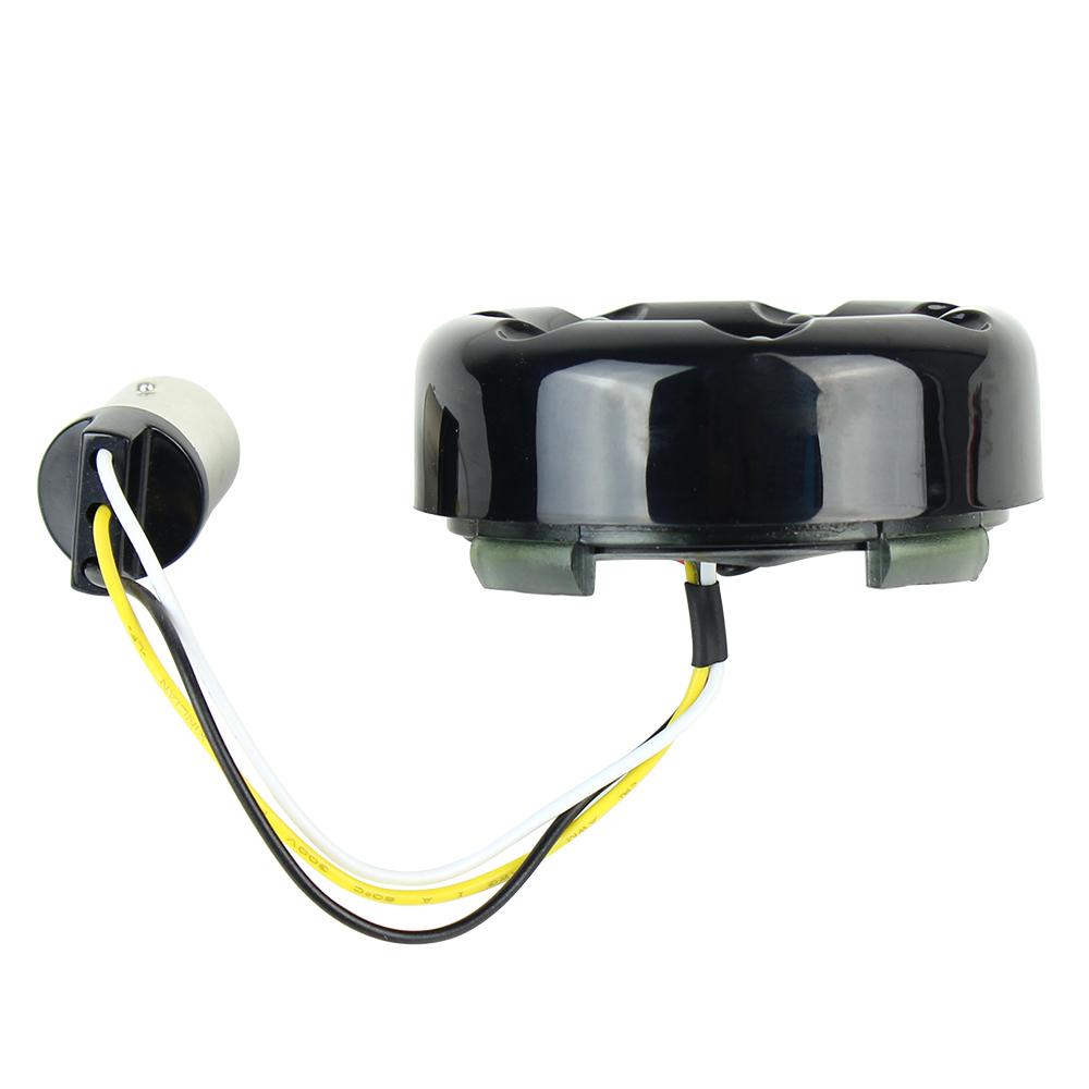 Eagle Lights 2” Infinity Beam Front LED Turn Signals with Integrated Trim Rings and White Halo Running Lights for Harley-Davidson® Motorcycles
