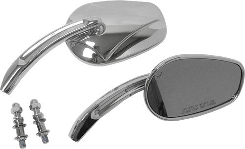 HARDDRIVE Arrow Head Custom Die Cast Mirror - 18-244