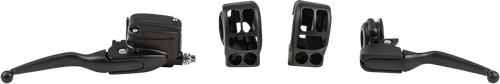 HARDDRIVE HANDLEBAR CONTROL KIT BLK CABLE CLUTCH `21-UP FLT - 053947