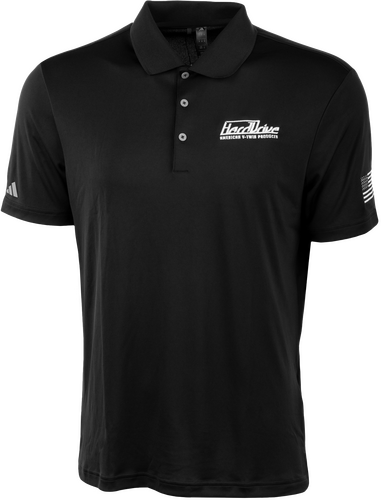 HARDDRIVE POLO BLACK/WHITE MD