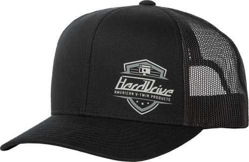 HARDDRIVE SHIELD HAT BLACK OS