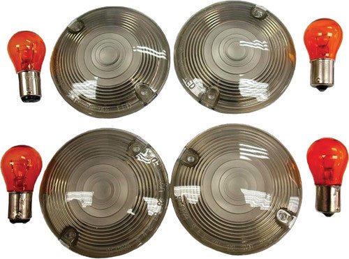 HARDDRIVE Smoked Turn Signal Lens Kit - 161033