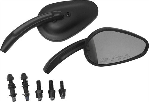 HARDDRIVE Tapered Custom Die Cast Mirror - 18-159