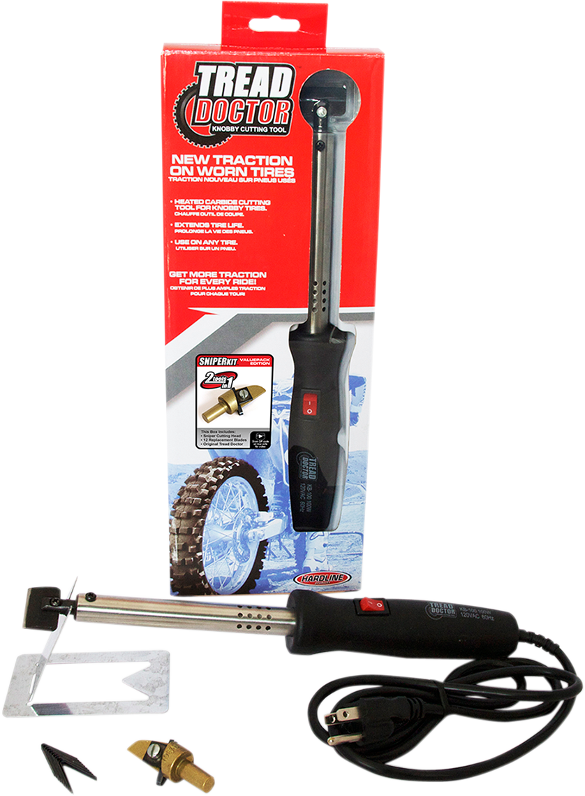 HARDLINE Tread Doctor Knobby Cutting Tool with Sniper Kit™ - Sniping Tool / Tread Doctor 3810-0057