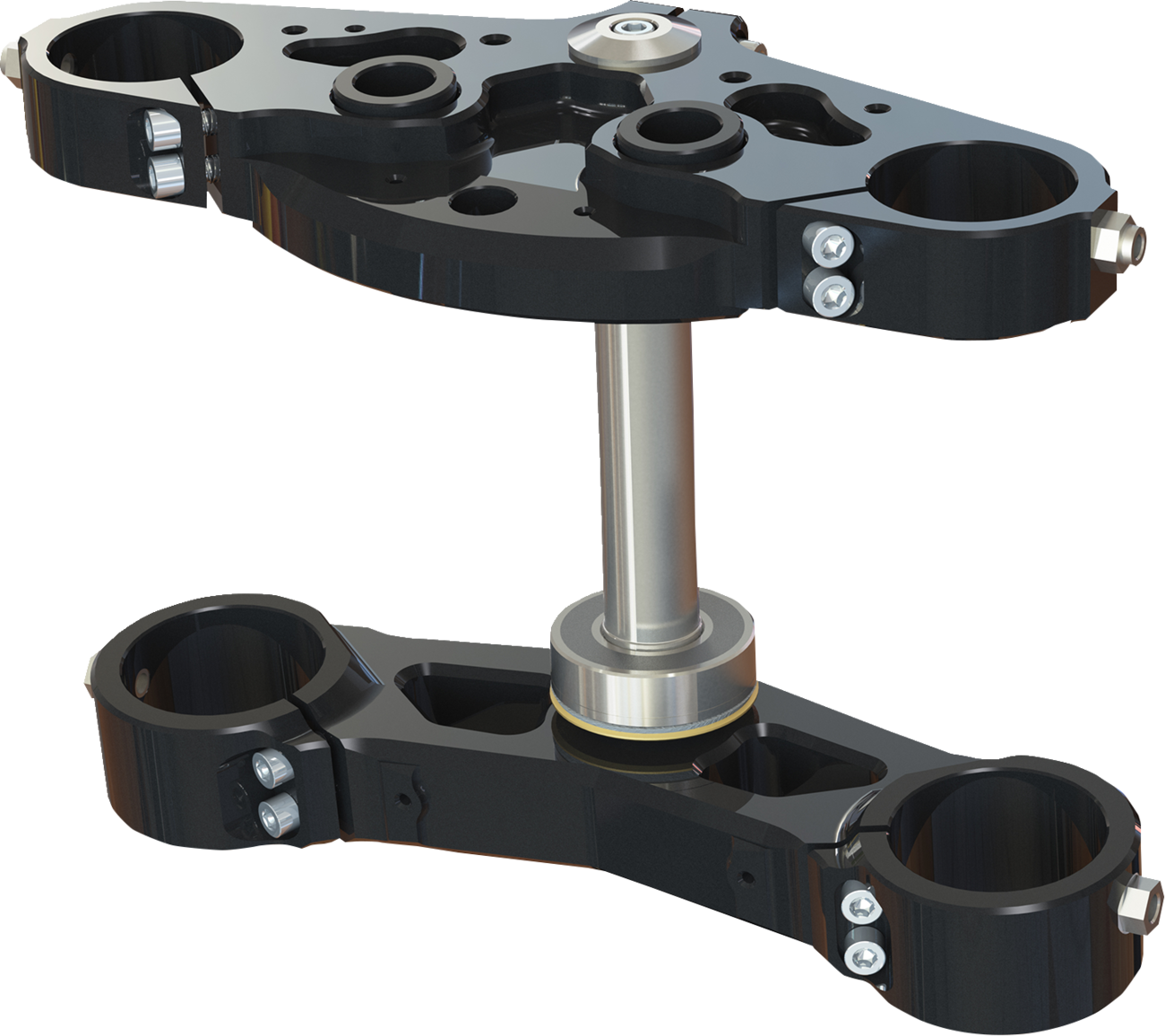 HAWG HALTERS X-21 Bolt-On Triple Tree Kit - Triple Tree / 62 mm / Black Anodized 0408-0473