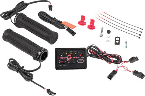 HEAT DEMON Clamp-On Dual Zone Heated Grip Kit - 215047