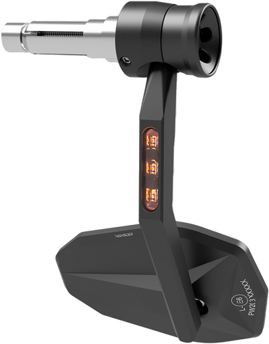 HIGHSIDER Victory Rim Bar End Mirror w/Turn Signals - 301-526-OLD