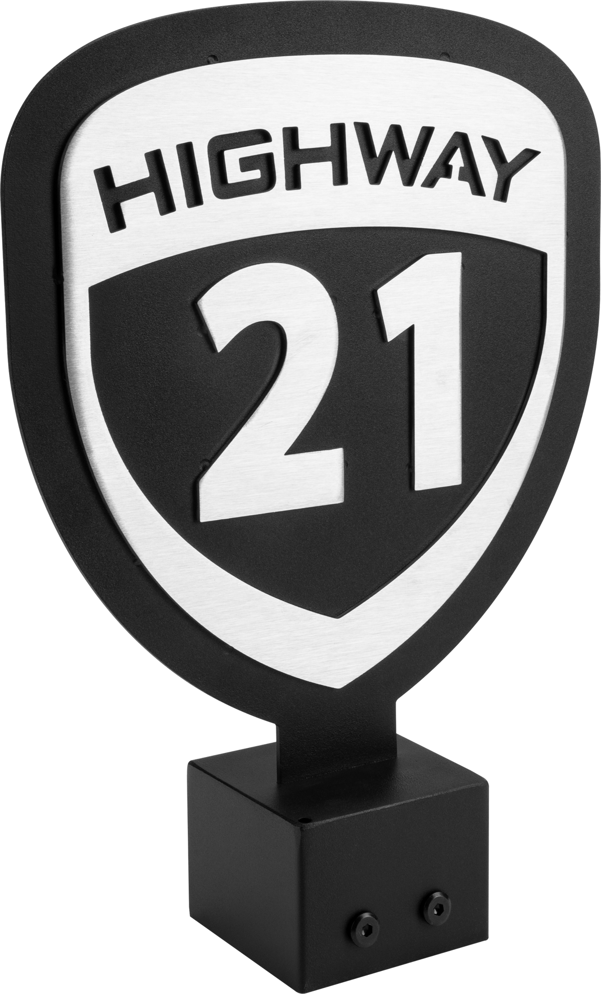 HIGHWAY 21 Helmet Tree Header Sign - 489-9910