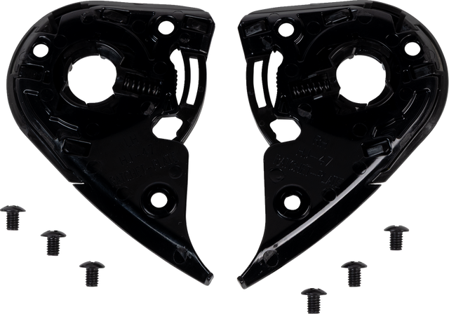 HJC HJ-47 Shield Gear Plate Set - HJ-47 Gear Plate Set / RPHA 60 / Black 0133-1716
