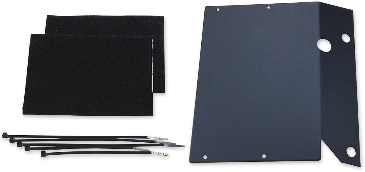 HOGTUNES Adapter Plate Kit for 2-Channel Amplifier - 2-Channel Amp Adapter / '98-'13 FLTR 4405-0486