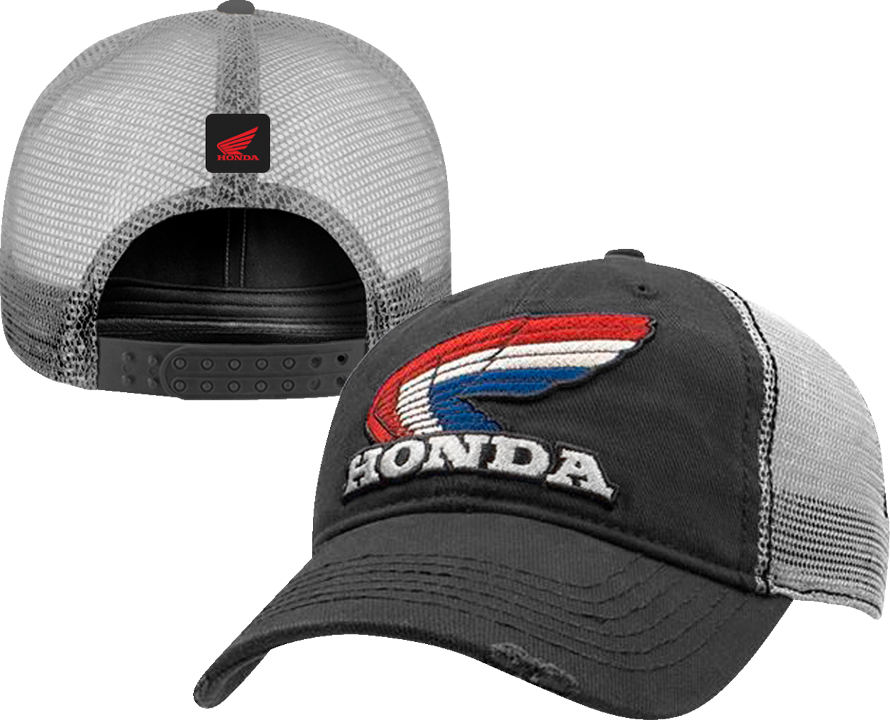 HONDA APPAREL Honda Vintage Wing Hat - Charcoal 2501-3893