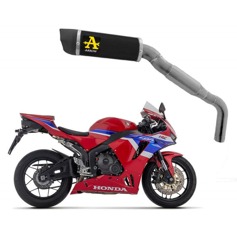 IN STOCK fire sale 71971AKN Arrow Indy Race Exhaust, Aluminum Dark for Honda CBR600RR 24-25