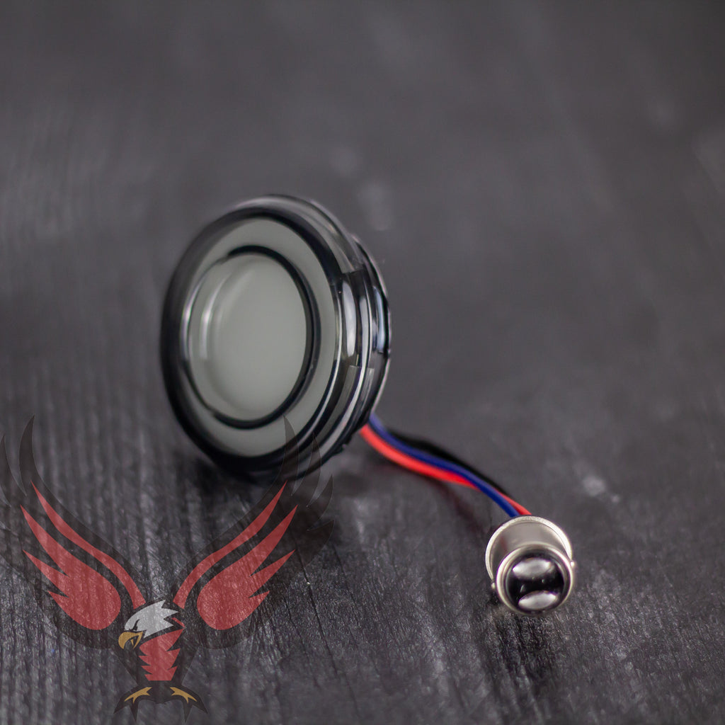Eagle Lights HALOS 2" Front and Rear LED Turn Signals for Harley-Davidson® Motorcycles - Front (1157) / Rear (1157)