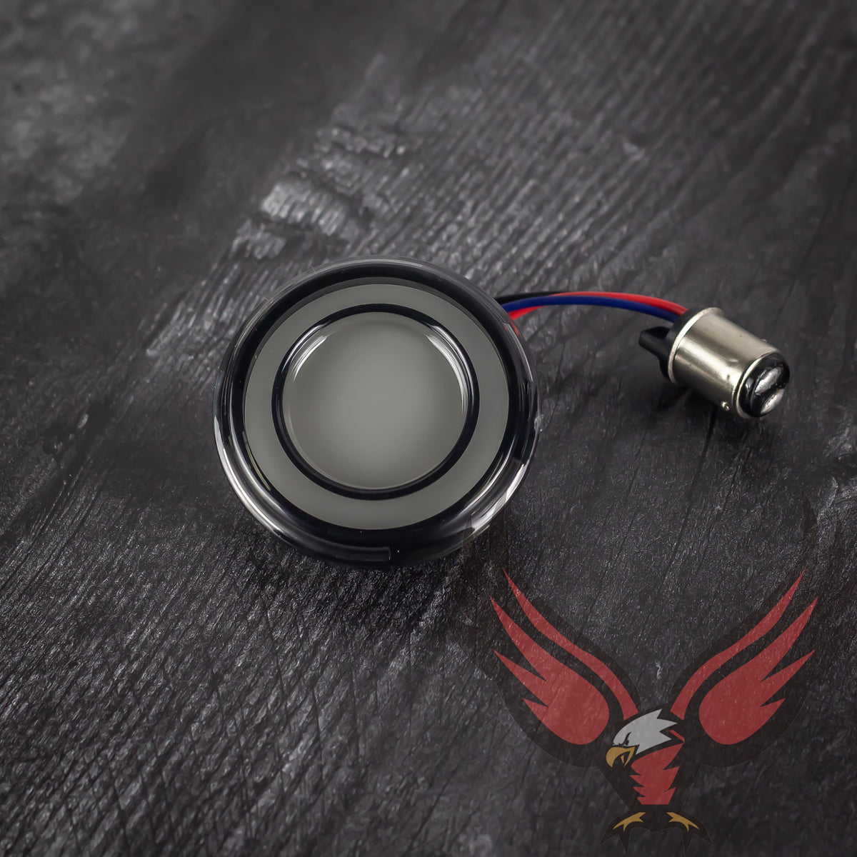 Eagle Lights HALOS 2" Front and Rear LED Turn Signals for Harley-Davidson® Motorcycles - Front (1157) / Rear (1157)