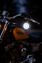 Eagle Lights HALOS 2" Front LED Turn Signals for Harley-Davidson® Motorcycles