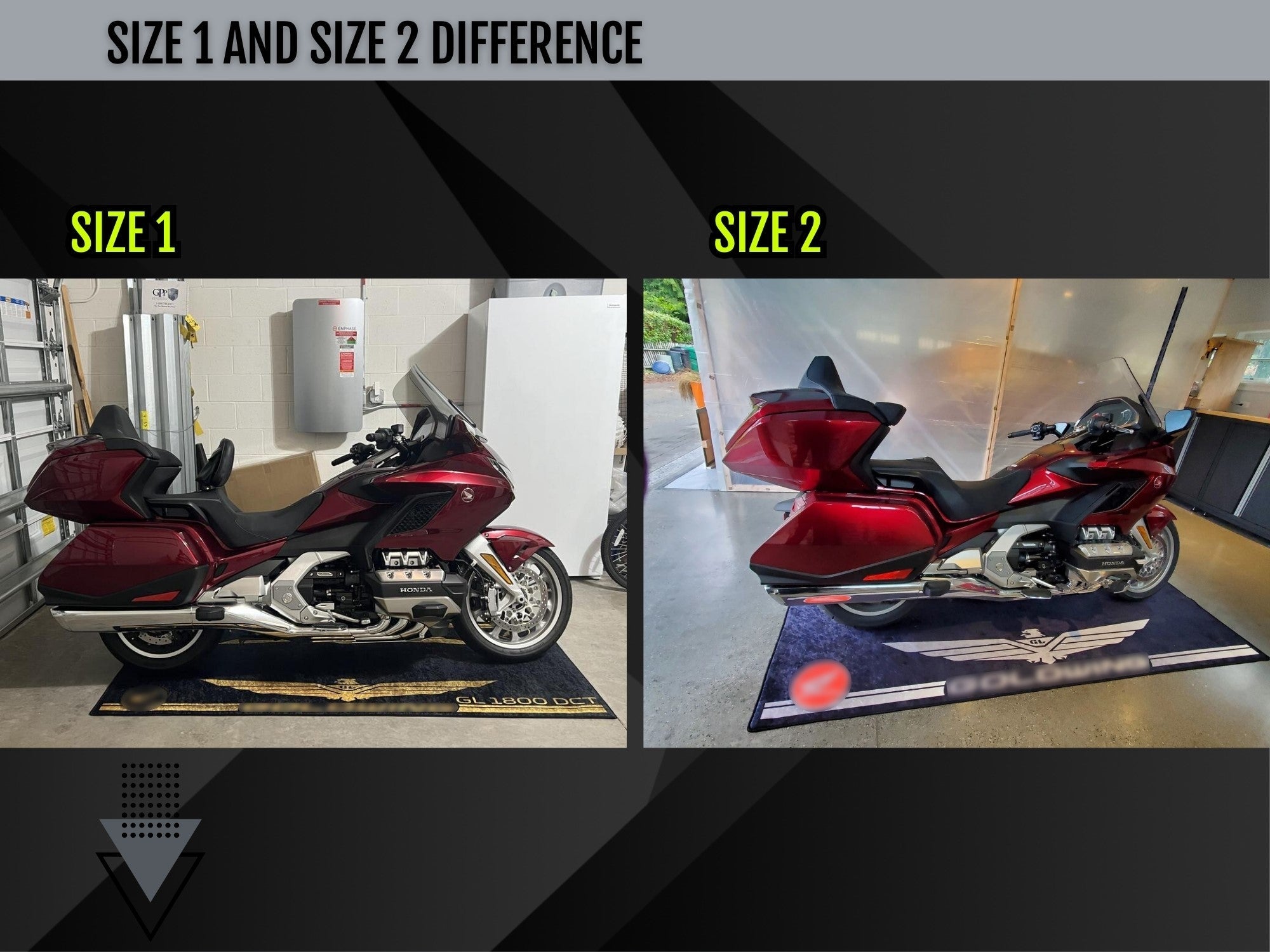 MPM Motorcycle Mat for Honda Goldwing 50th Anniversary - MM4211