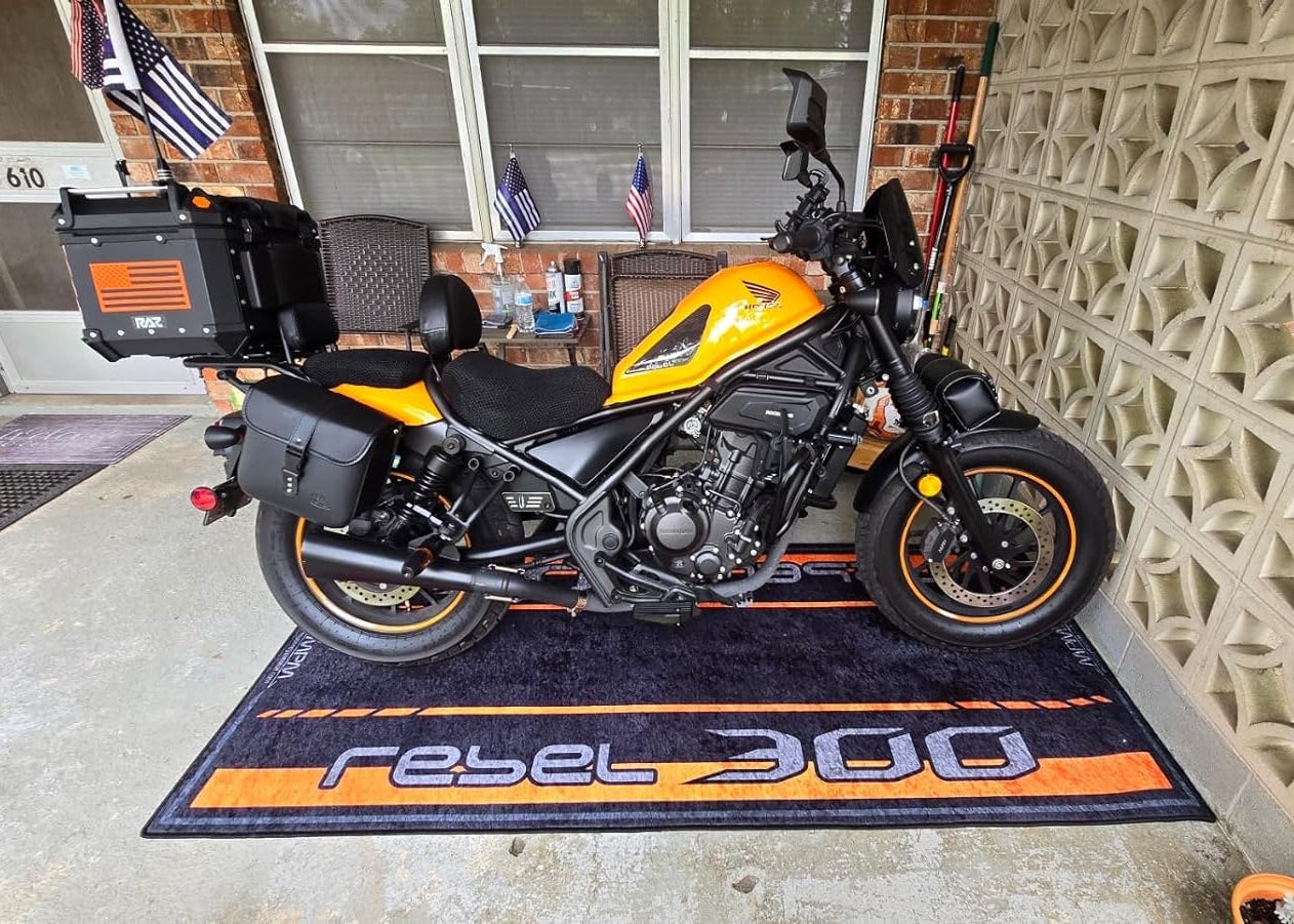 MPM Motorcycle Mat for Honda Rebel 300 - MM7440