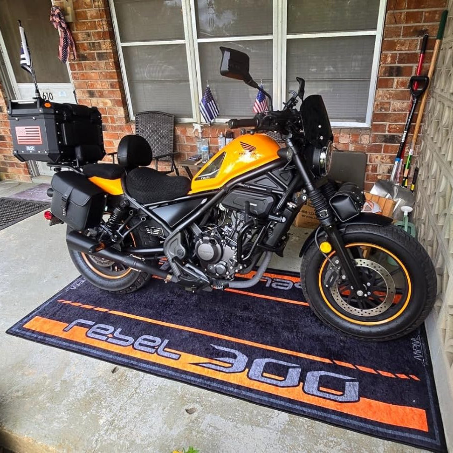 MPM Motorcycle Mat for Honda Rebel 300 - MM7440