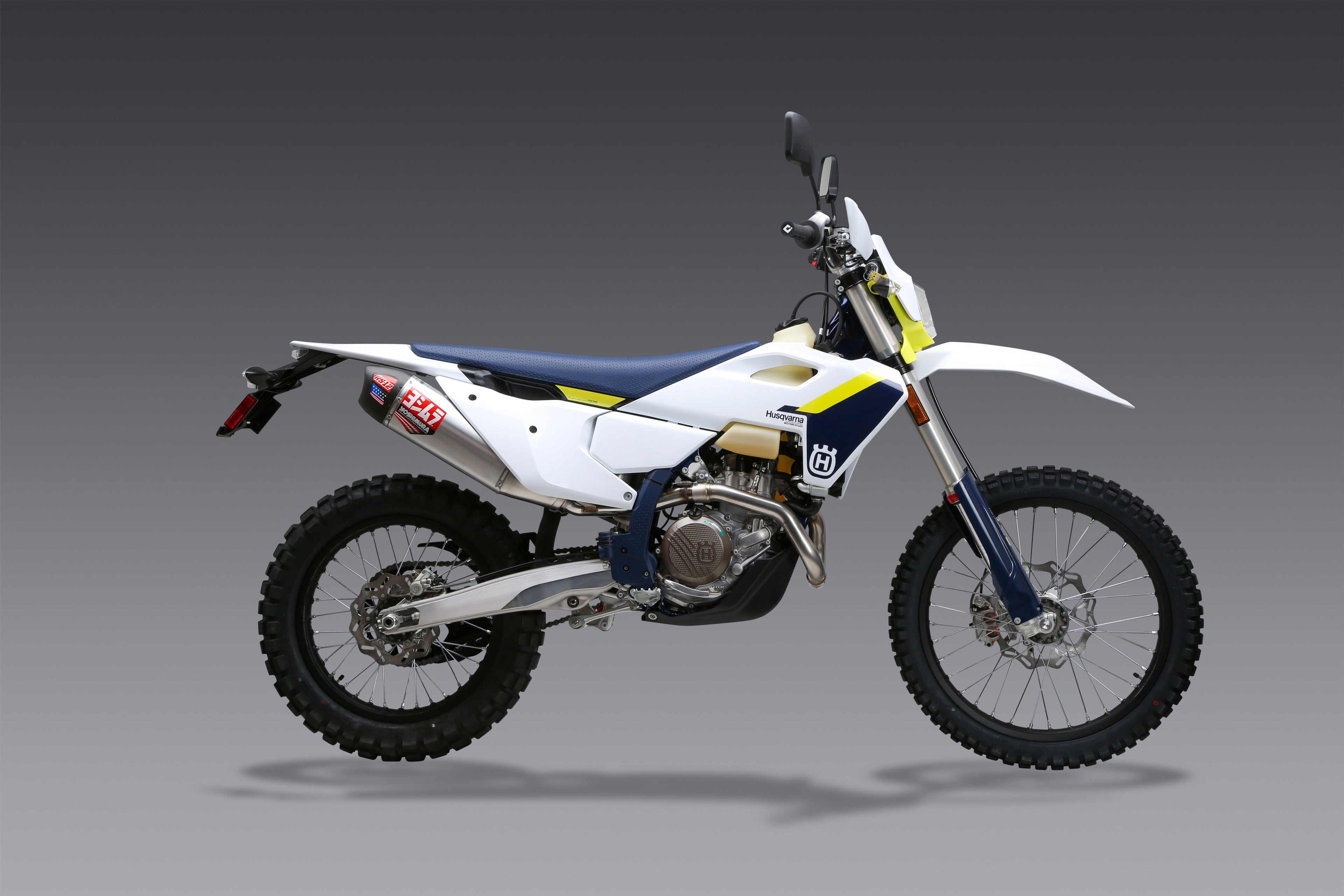 Yoshimura KTM 500EXC-F/350EXC-F 24-26 RS-12 Stainless Slip-On Exhaust, w/ Aluminum Muffler