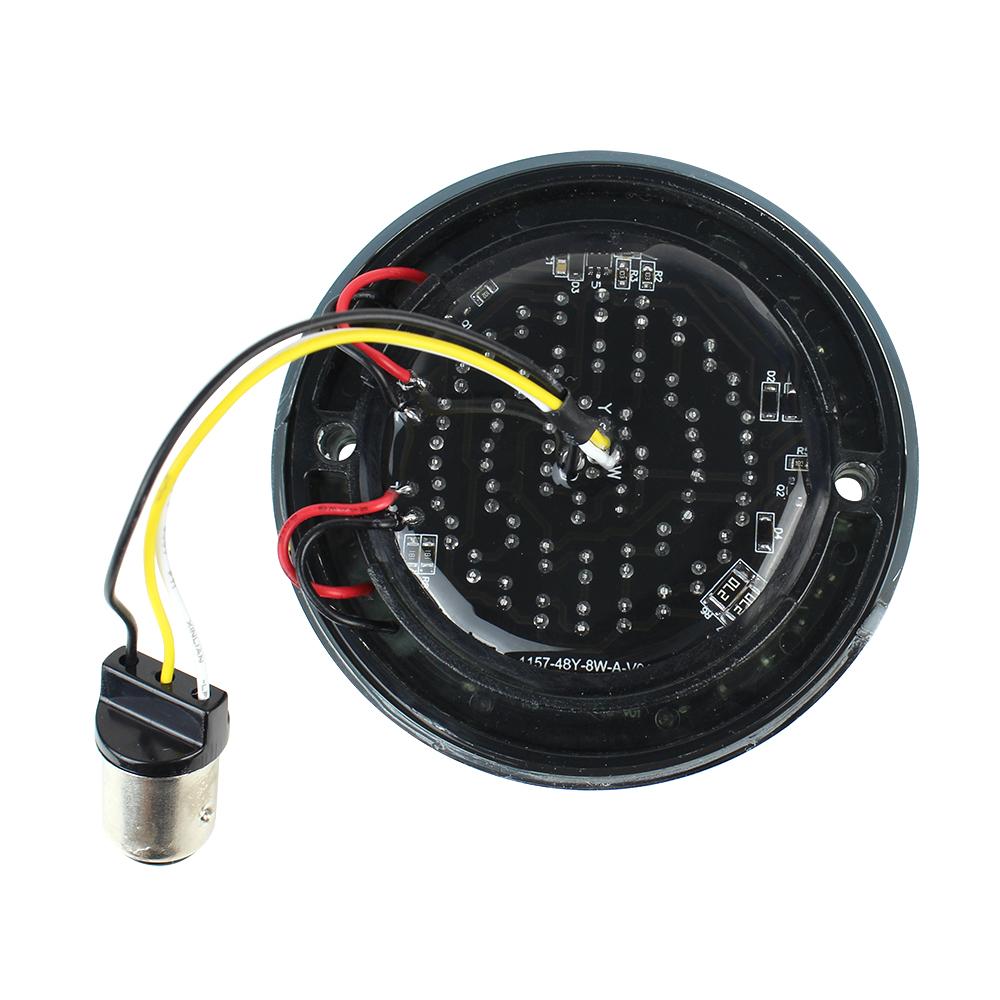 Eagle Lights 3 1/4” Infinity Beam Front LED Turn Signals with Running LED Light Ring for Harley-Davidson® Motorcycles