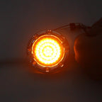 Eagle Lights 3 1/4” Infinity Beam Front LED Turn Signals with Running LED Light Ring for Harley-Davidson® Motorcycles