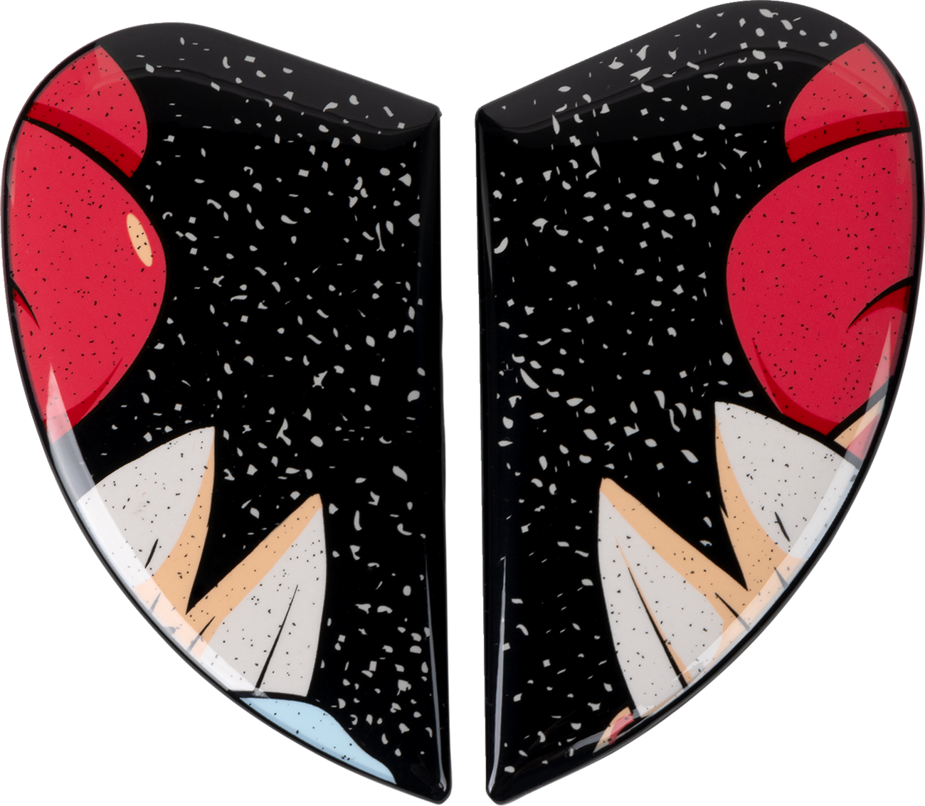 ICON Airform™ Helmet Side Plates — 9 Lives - Airform™ Side Plates / 9 Lives / Blue 0133-1586
