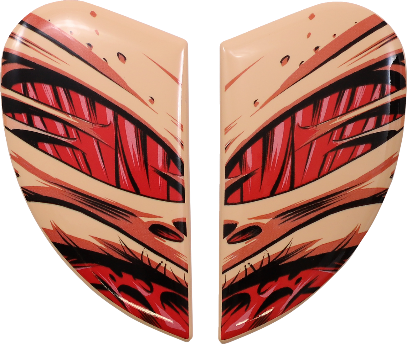 ICON Airform™ Helmet Side Plates — Facelift - Airform™ Side Plates / Facelift / Peach 0133-1362