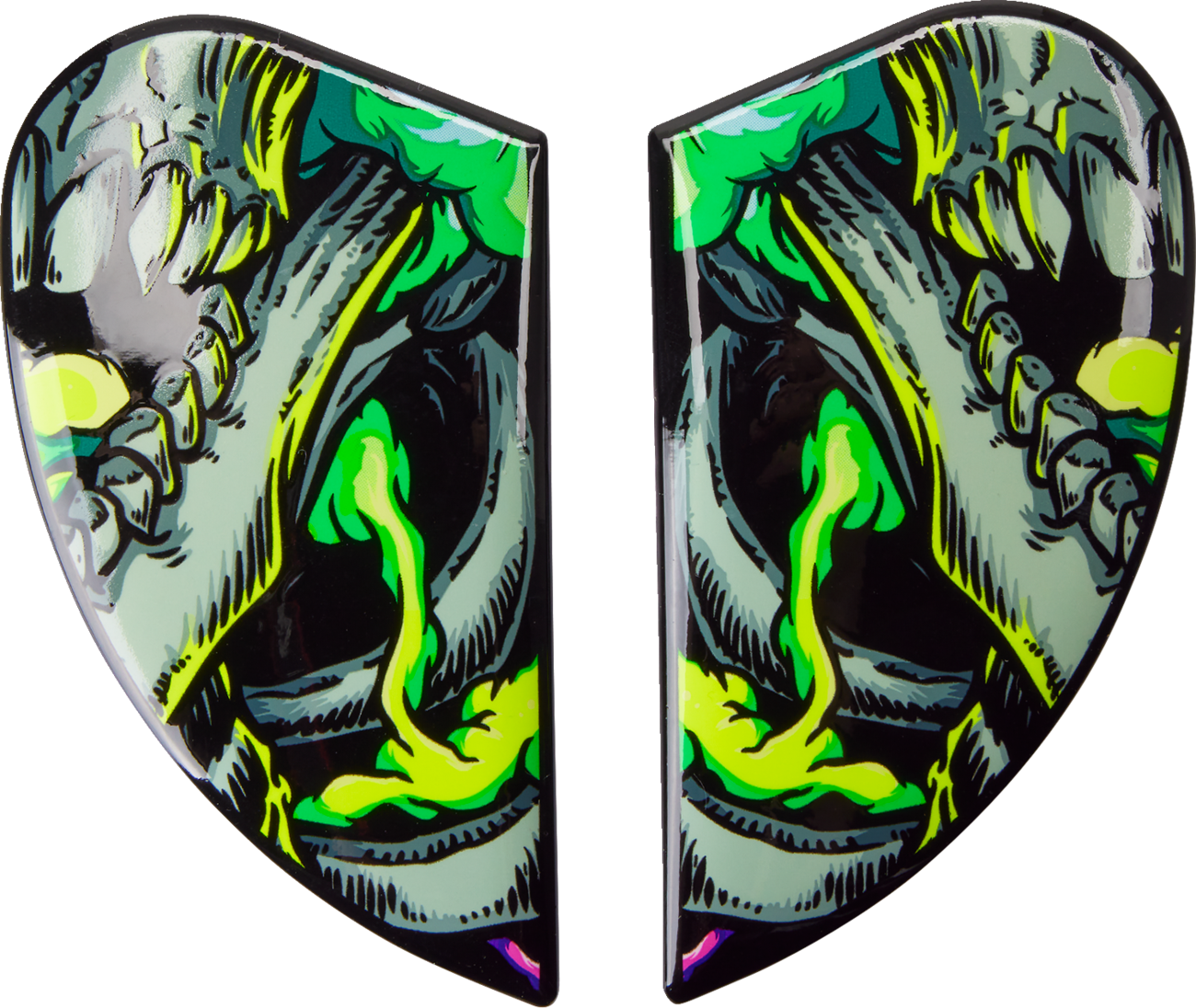 ICON Airform™ Helmet Side Plates — Hippy Dippy - Airform™ Side Plates / Hippy Dippy / Purple 0133-1451