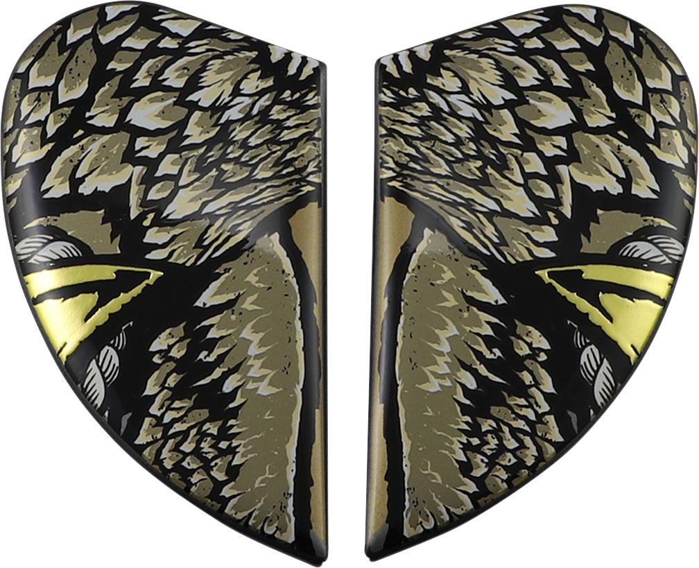 ICON Airform™ Helmet Side Plates — Semper Fi - Airform™ Side Plates / Semper Fi / Gold 0133-1291