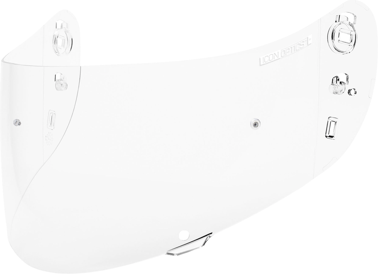 ICON Optics™ Pinlock® Prepared Shield - Optics™ Shield / Airframe Pro/Airform/Airmada™ / Pinlock® Prepared / 22.06 / Clear 0130-1408