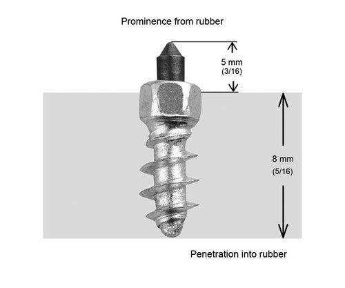 IGRIP 11MM STANDARD SCREW STUDS QTY 100 - ST-11100R