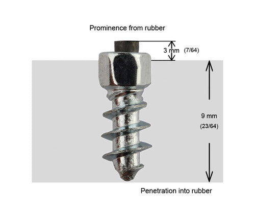IGRIP 11MM STANDARD SCREW STUDS QTY 100 - ST-1124