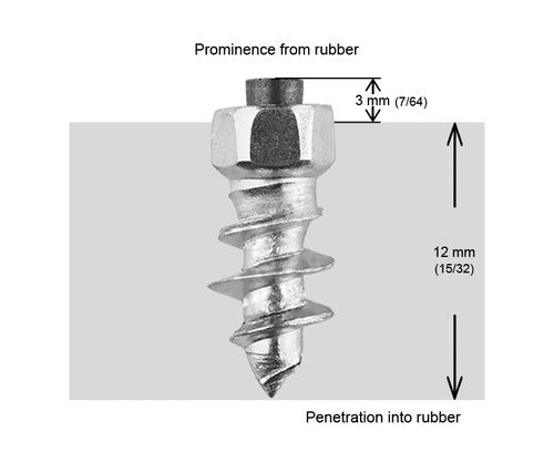 IGRIP 11MM STANDARD SCREW STUDS QTY 100 - ST-15100